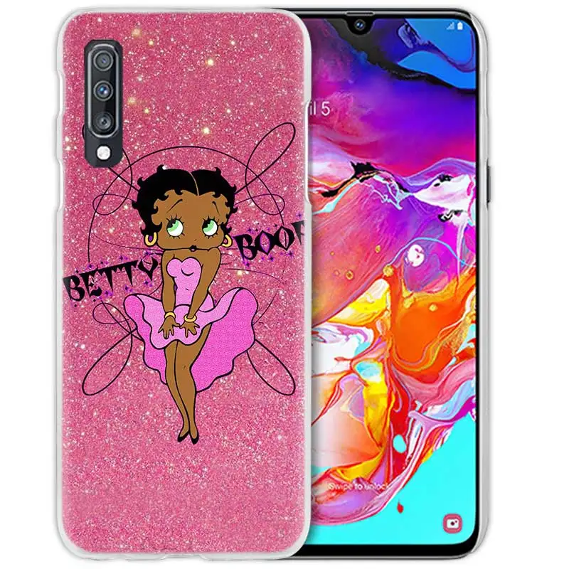 10 Розовый сексуальный чехол Betty Boop для samsung Galaxy A50 A70 A20e A40 A30 A20 A10 A8 A6 Plus A9 A7 жесткий прозрачный чехол для телефона из поликарбоната - Цвет: 10
