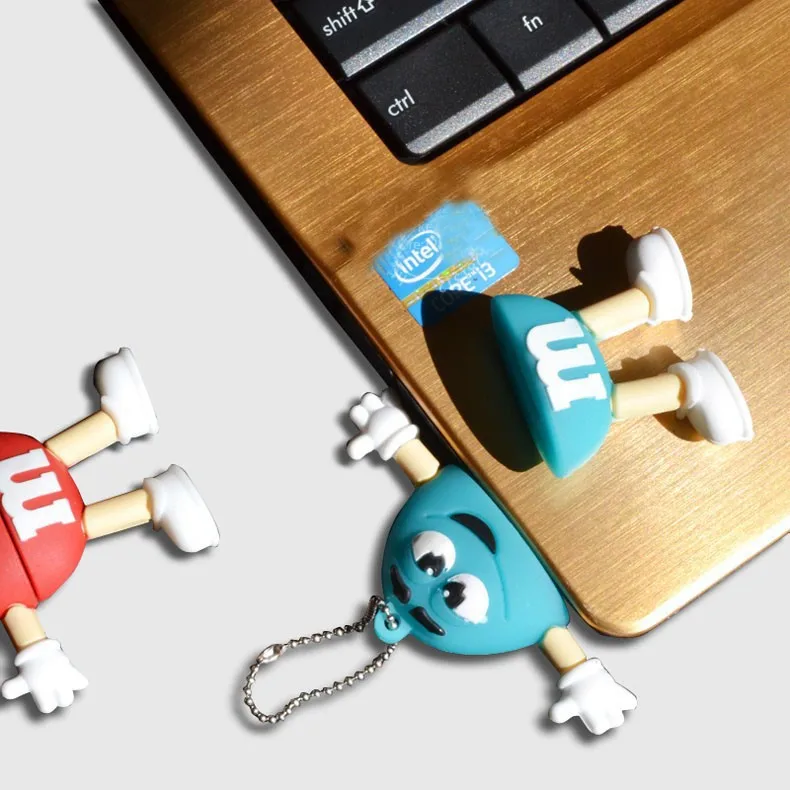 JASTER USB 3,0 милый мультяшный M& m's Chocolate M Bean 4 ГБ/8 ГБ/16 ГБ/32 ГБ/64 ГБ флеш-накопитель USB флешка карта памяти U диск