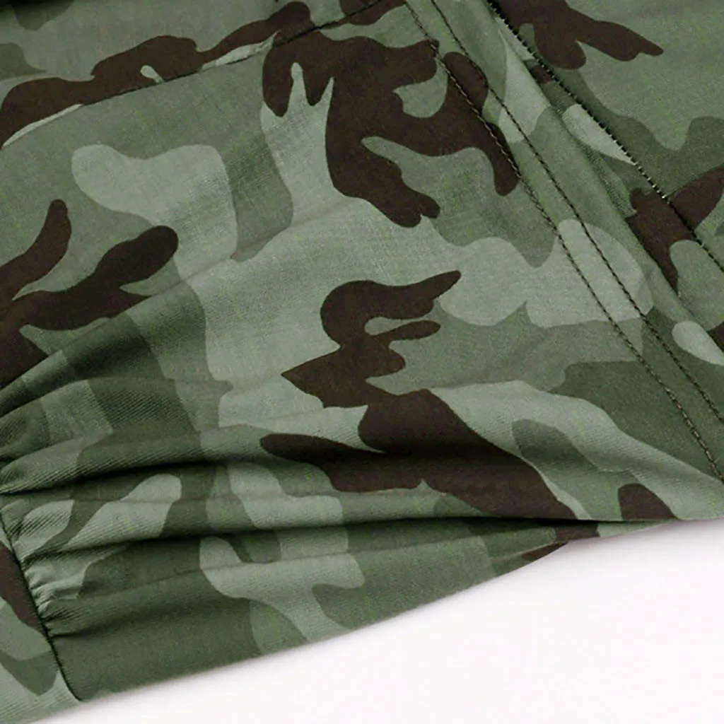 Женские летние модные красивые повседневные камуфляжные Свободные Комбинезоны