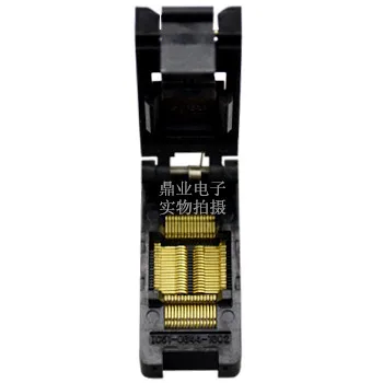 LQFP64 IC51-0644-1602 TQFP64 0 65 мм испытательный стенд для сгорающей розетки с позолоченным