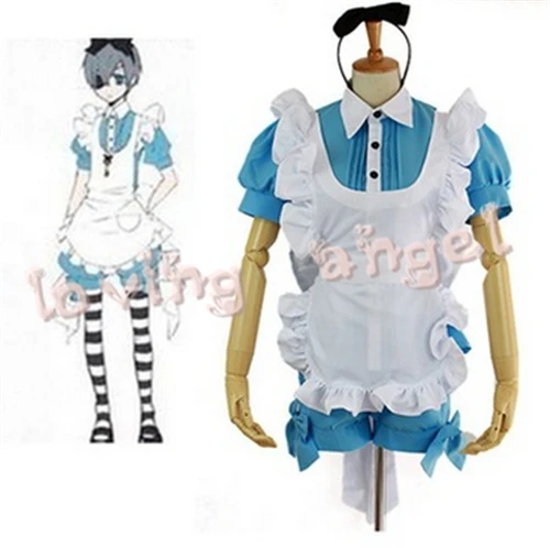 Маскарадная форма для Хэллоуина Черный Дворецкий Ciel Phantomhive in Wonderland |