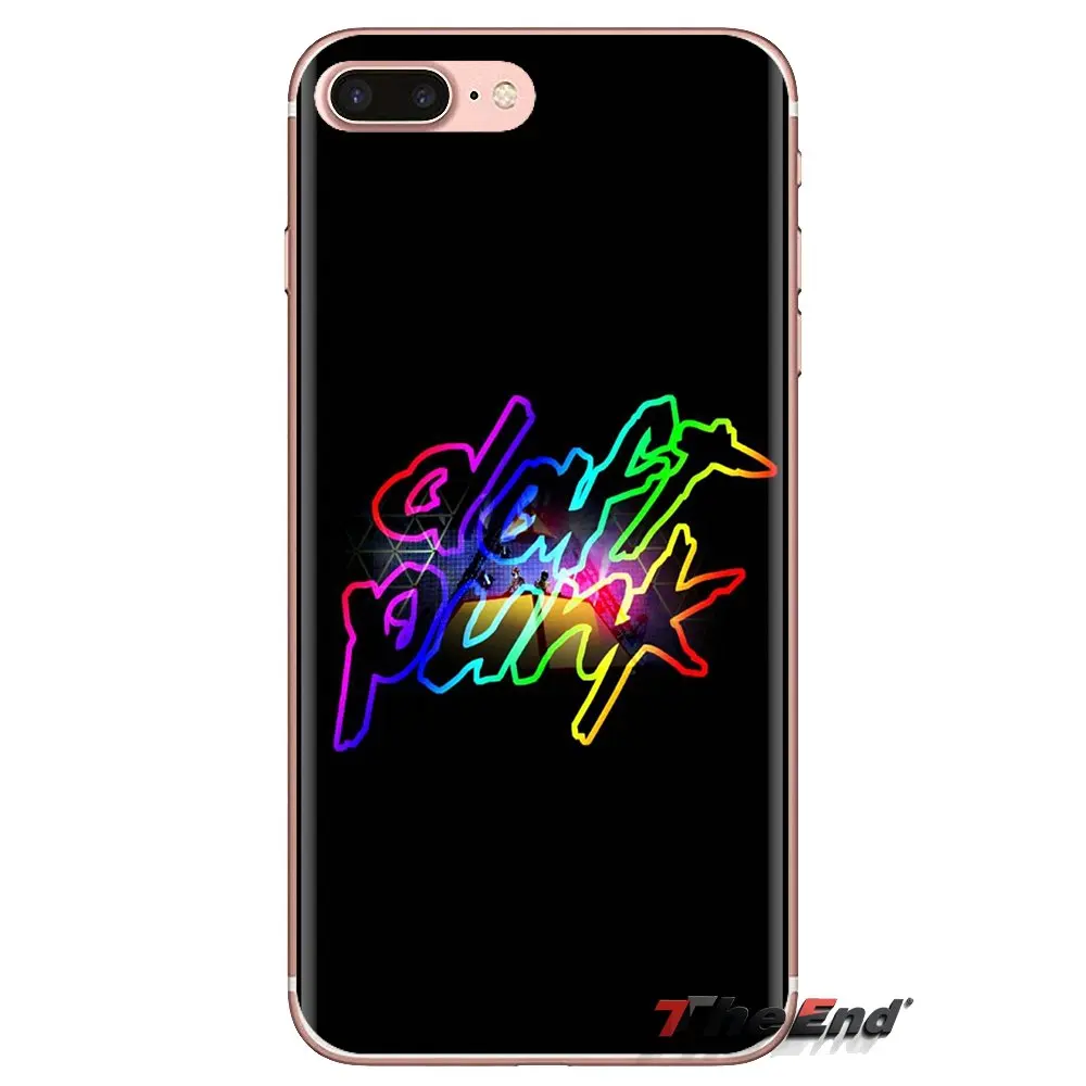 Для Samsung Galaxy S3 S4 S5 Mini S6 S7 Edge S8 S9 S10 Plus Note 3 4 5 8 9 прозрачный мягкий чехол на шлем Daft Punk