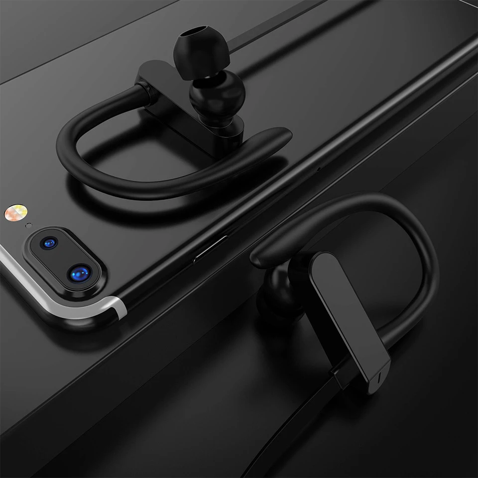 RUKZ T05 Стерео Профессиональный спорт HiFi наушники с HD микрофоном для смарт iPhone MP3 BASS