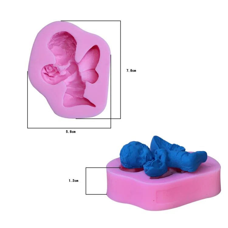 Angle With Flower Shape Silicone Cake Decoration Tool Chocolate Baking Candy Mold Sugar Craft Pastry E661 | Дом и сад