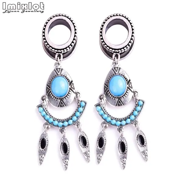Style 11 1 шт. беруши из нержавеющей стали и тоннели пирсинг для уха винт подходит для расширения уха растягивается пирсинг телесные туннели ювелирные изделия для тела - Окраска металла: Style 11