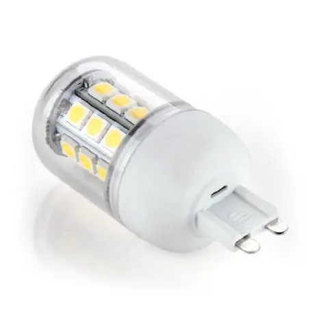 

G9 5050 SMD 27 LEDs Ampoule Lampe Spot Blanc Chaud 5W 220v free shipping corn led corn light lamp led G9