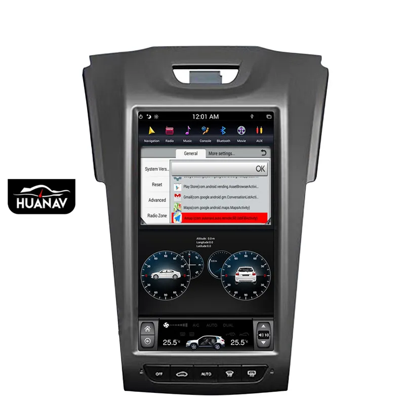 Автомобильный DVD плеер в стиле Tesla GPS навигатор для Isuzu D Max 2010 2019 Chevrolet S10 Trailblazer