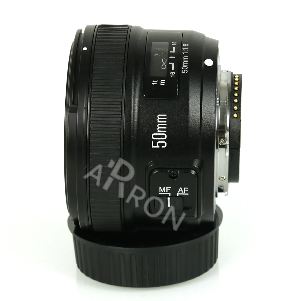 Оригинальный объектив YONGNUO YN 50 мм f/1 8 AF диафрагма YN50mm автофокус Большая для