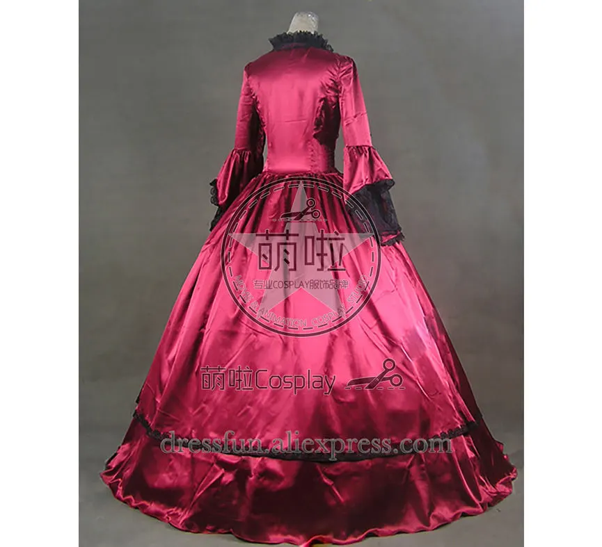 Винтажное готическое бальное платье Marie Antoinette в викторианском стиле для