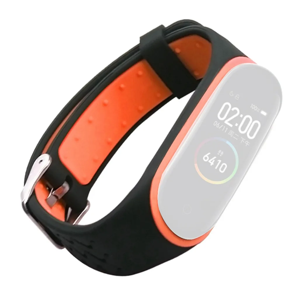 Ремешок для часов Xiaomi Mi Band 4 сменный вентилируемый спортивный мягкий браслет на