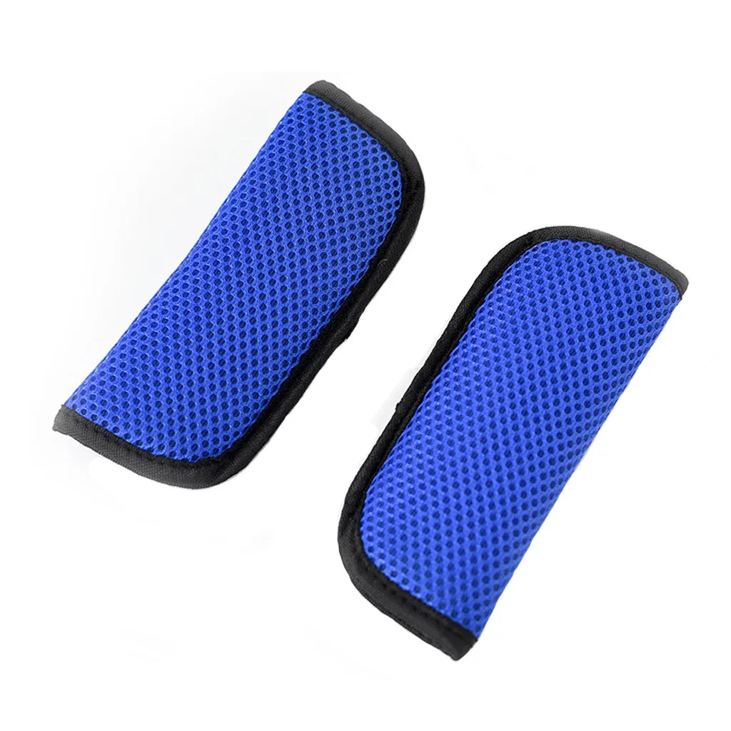 Blue Детская коляска, подушка, автомобильное сиденье, безопасность, наплечный ремень, чехол, защита, детский наплечный ремень, чехол - Название цвета: Blue