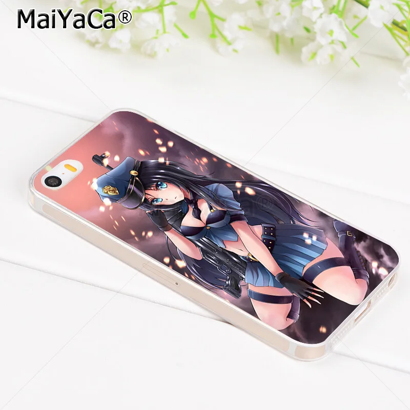 Чехол для телефона MaiYaCa Caitlyn League of Legends милый чехол iPhone 8 8plus 7 7plus 6 6S X 5 5S SE 11pro max |