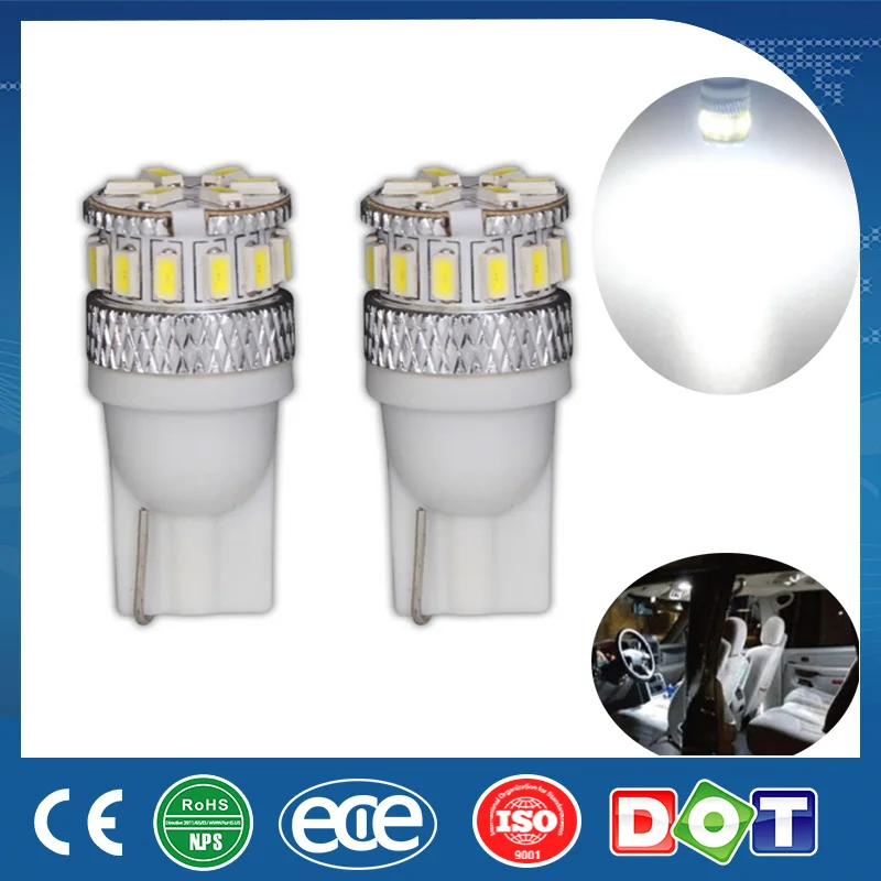 Keyecu 2 * супер яркий T10 18 SMD 3014 194 168 2825 W5W Освещение лампы синий/желтый/