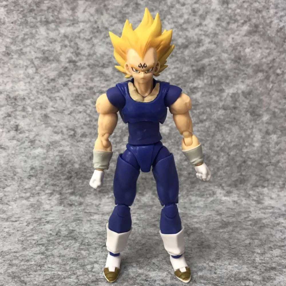 Аниме 15 см Dragon Ball Z Super Saiyan Majin Vegeta SHF ПВХ фигурка Коллекционные Подарочные