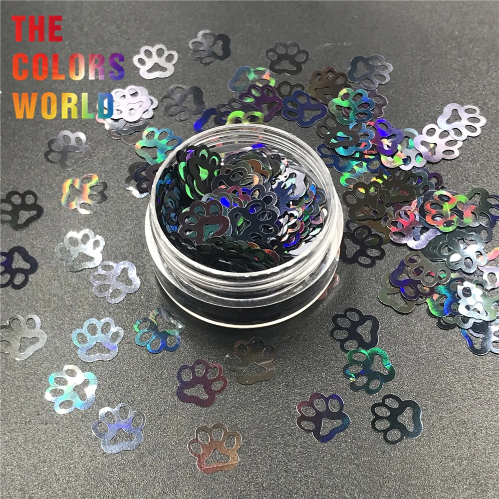 TCT-314 Paw Print Puppy Shape Holographic Nail Glitter Nail Art Decoration Body Art Festival Tumbler Craft DIY Accessories
TCT-314 Paw Print Puppy Shape Holographic Nail Glitter Nail Art Decoration Body Art Festival Tumbler Craft DIY Accessories