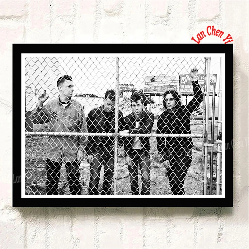 Arctic Monkeys музыкальная группа с белым покрытием бумажные плакаты Современная живопись плакаты настенные художественные картины для украшения гостиной