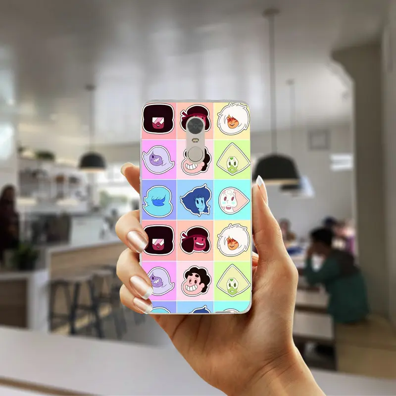 Slim Soft TPU Phone Cases for Xiaomi Redmi Mi Note 4X 2 3 3S 4A 5 6 5S 5X 5A 6X Pro Plus Coque Shell Cartoon Steven Universe | Мобильные