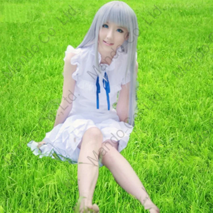 Аниме Anohana Menma Honma Meiko косплей костюм мы все еще не знаем название цветка увидели в