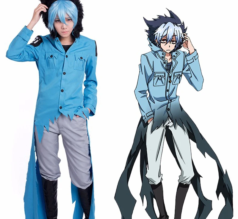 Аниме Servamp Sleepy Ash Куро Костюмы для косплея вампира черного кота форма