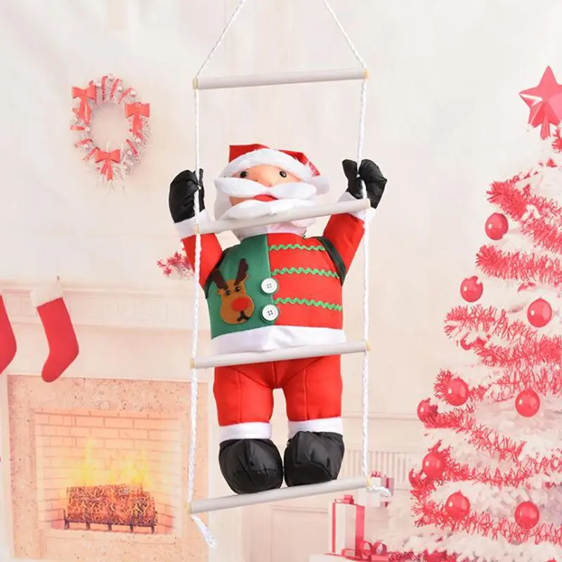 Navidad лестница Санта Клаус рождественские украшения Рождественские Arvore De Natal