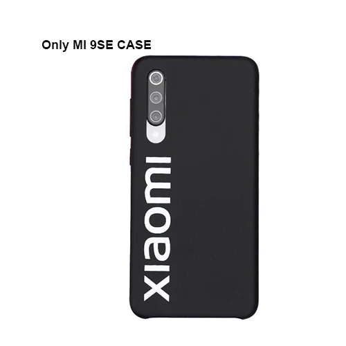 Only black case Xiao mi 9 Чехол 9 SE жесткий чехол из ПК ремешок на запястье Чехол протектор задняя крышка чехол для XIao mi 9 mi 9SE/пленка для экрана PET - Цвет: Only black case