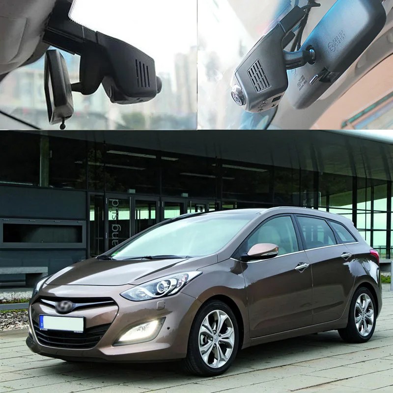 BigBigRoad для Hyundai I30 автомобильный Wifi DVR видеорегистратор FHD 1080P Novatek 96672 Скрытая