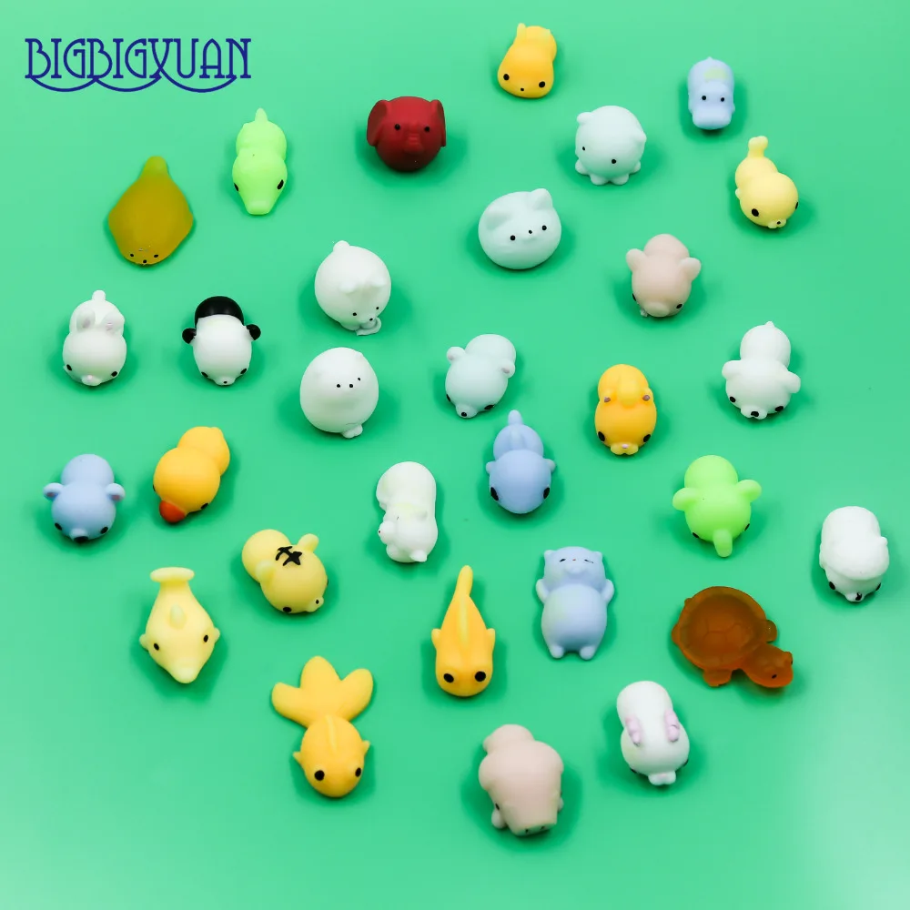 30 шт. DIY Kawaii Squishy мини милые ленивые коты животные уплотнения разлагаются медленно