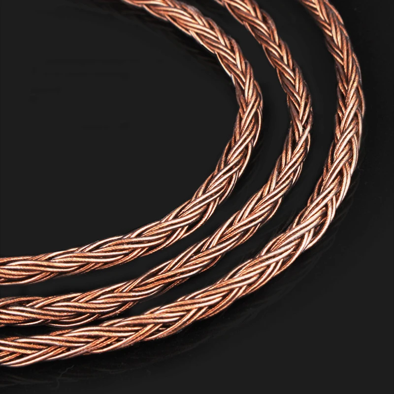 16 нитей кабель для наушников MMCX для Shure SE215 SE535 0,78 мм 2PIN для Weston TFZ W4r Um3x 0,75 мм для V10 ES3 ZSA ZS6 3,5 мм/2,5 мм