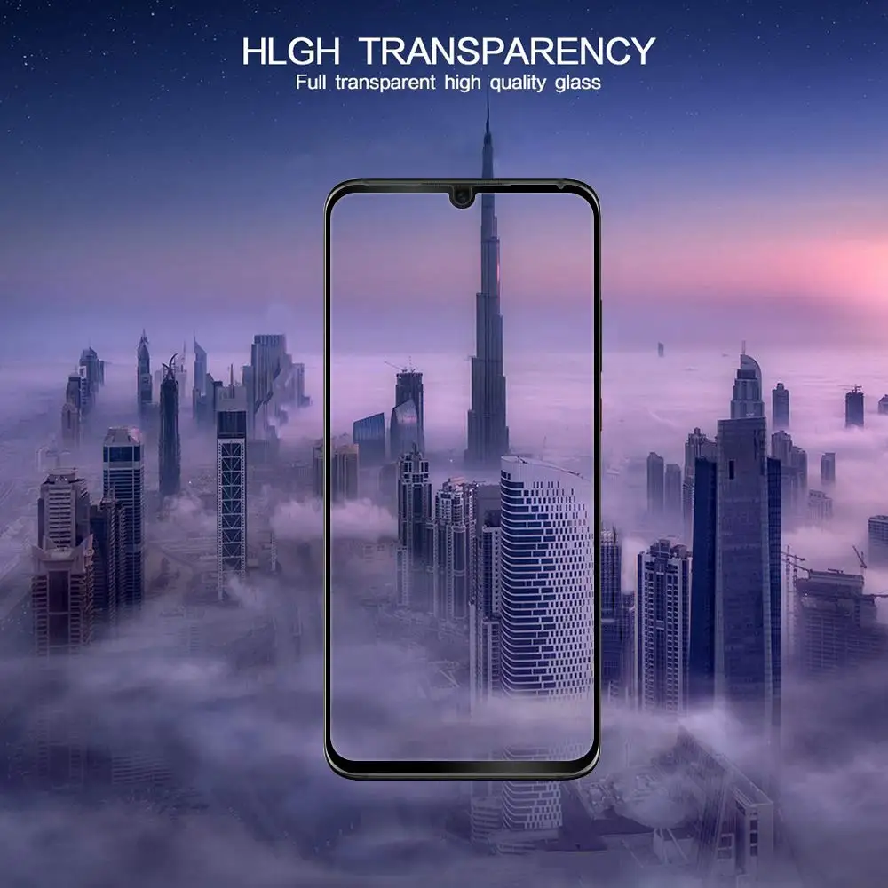 2 шт. закаленное стекло для Huawei P30 Lite Защитное экрана Защитная пленка телефона на
