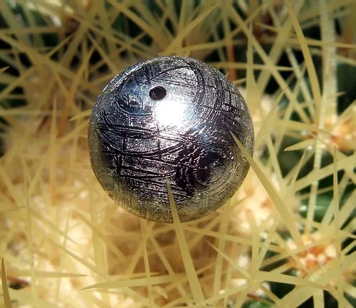 100% натуральный Железный метеорит Gibeon мощность Moldavite Свободные Круглые бусины