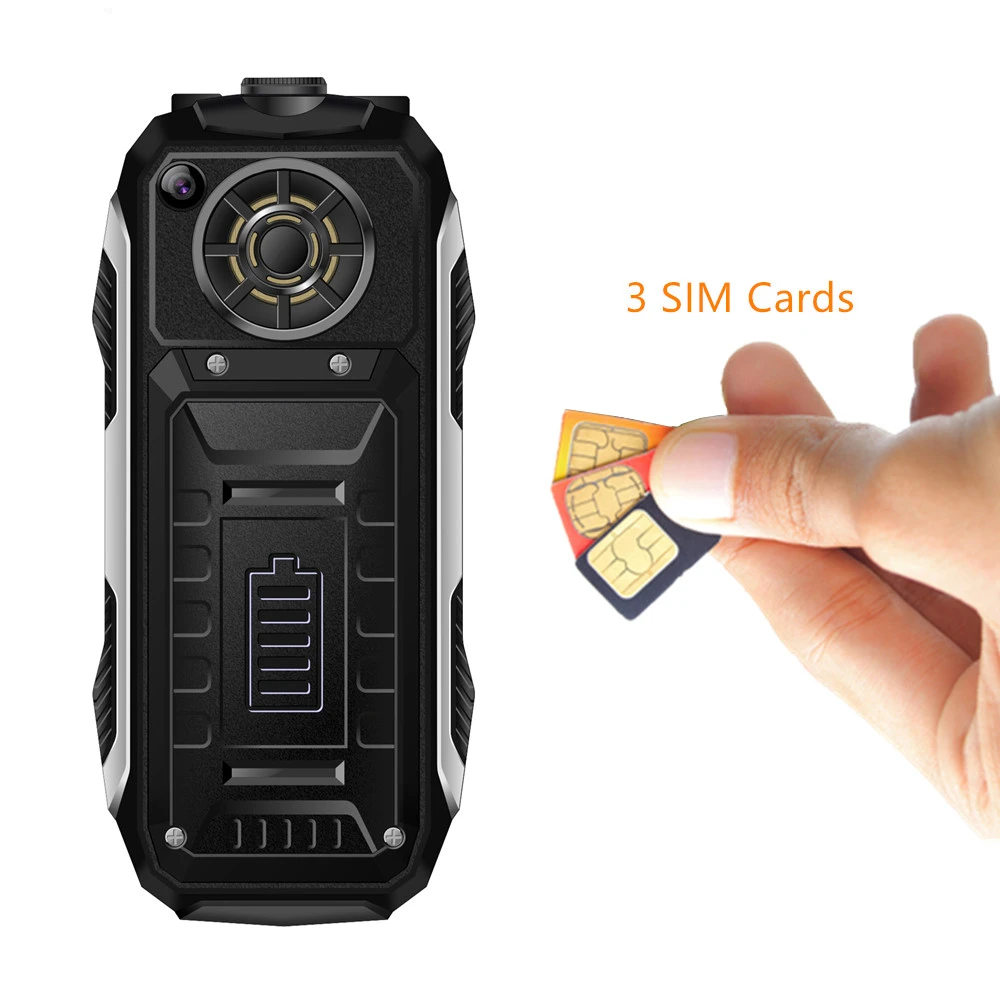 Оригинал 3 sim карты тв мобильный телефон сервопривод Макс. 2 4 дюйма внешний