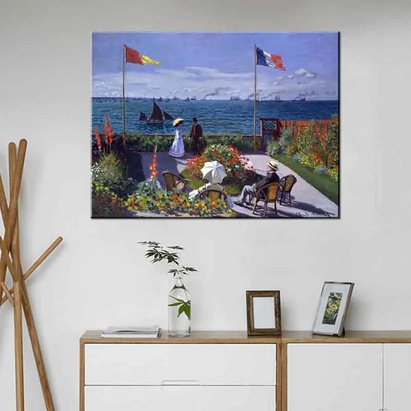 1 шт. пейзаж британский стиль картина маслом холст Средиземноморский Морской