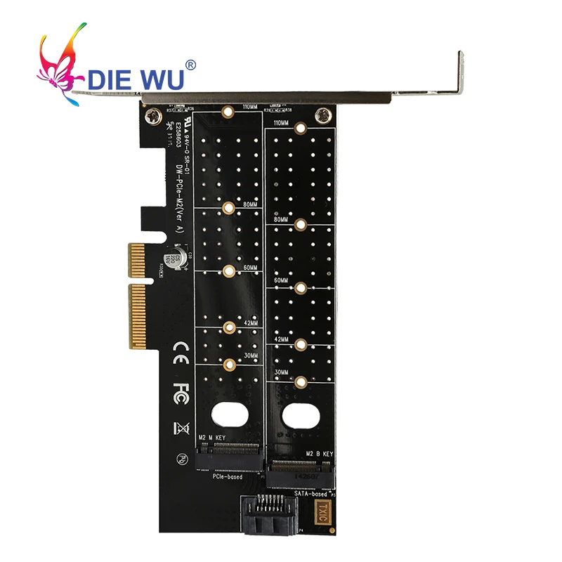 PCIe to M ключ B SATA порт адаптер расширения PCI Express для M.2 NVMe SSD NGFF Плата TXB044|Платы