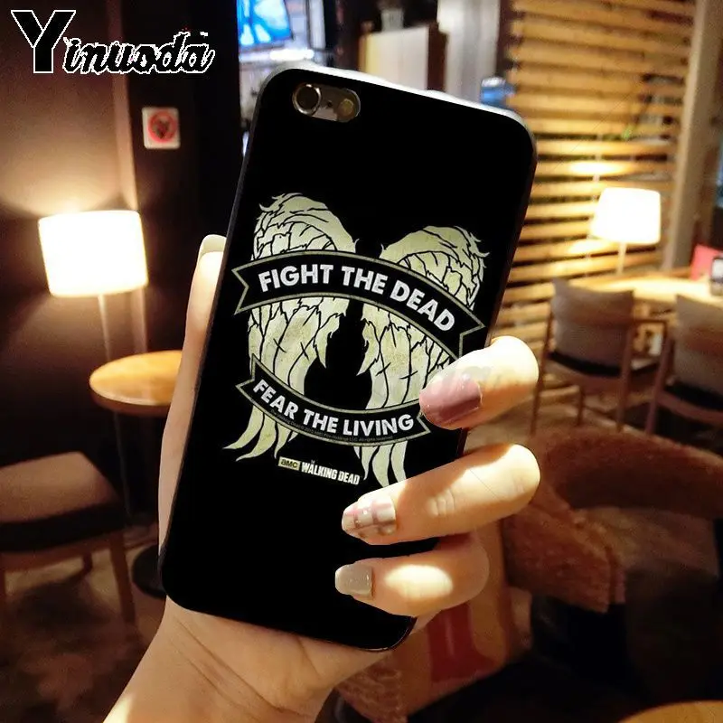 Новинка Yinuoda the walking dead hero чехол для телефона Fundas iPhone 6 S plus 7 8 Plus X Xs MAX 5 5S XR