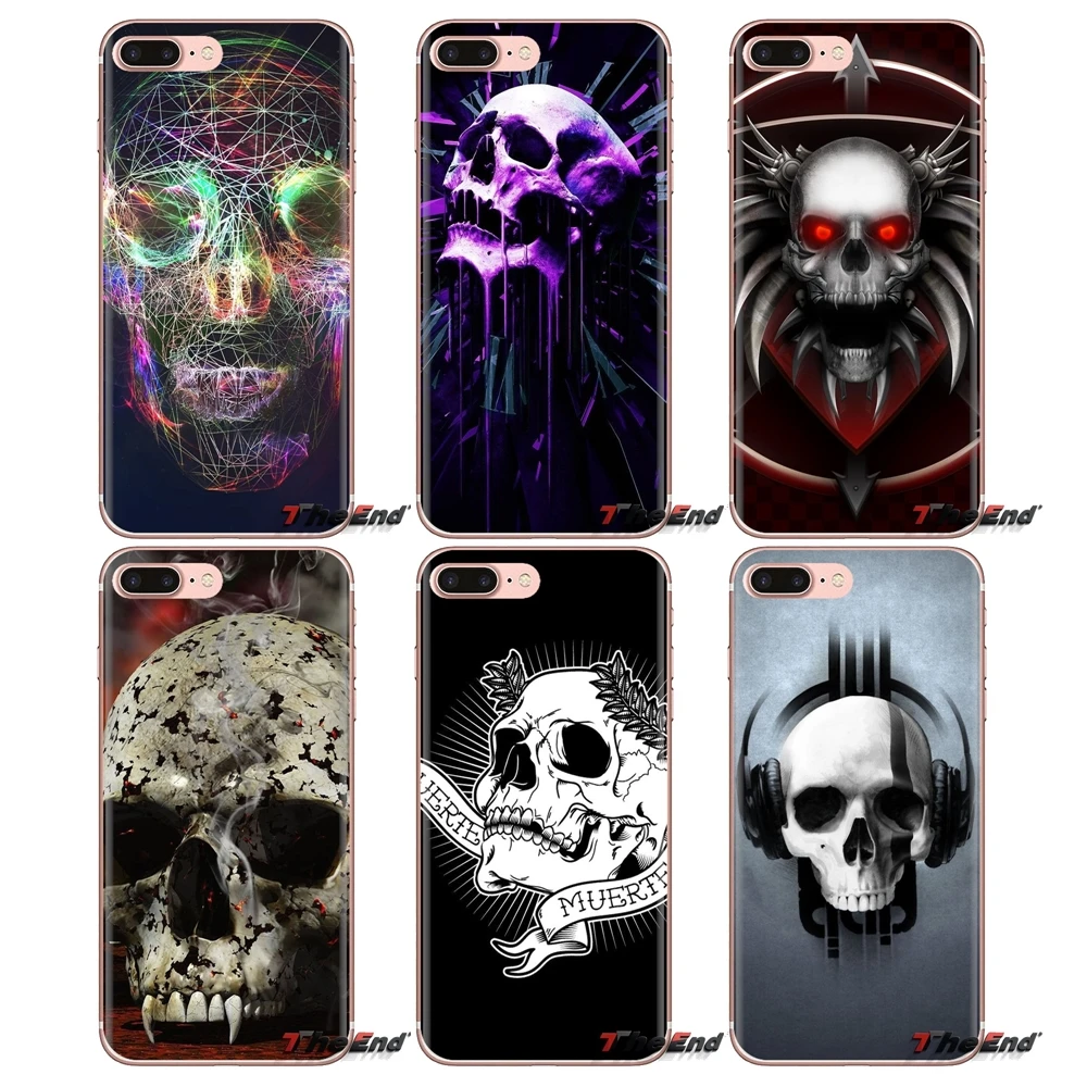 Мягкие прозрачные чехлы для Samsung Galaxy J1 J2 J3 J4 J5 J6 J7 J8 Plus 2018 Prime 2015 2016 2017 Best Skull 2 |