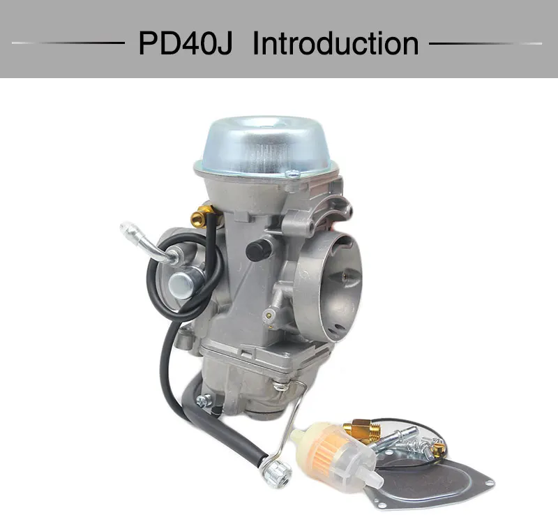 ZSDTRP PD40J 40 мм мотоциклетный карбюратор вакуумный карбюратор для POLARIS 500 Magnum Outlaw 500 для 400cc до 600cc Racing ATV Carb