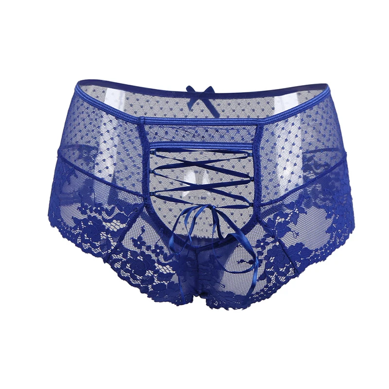 Comeondear Culotte Femme сексуальное нижнее белье для женщин прозрачные трусы с высокой талией бесшовное, прозрачное размера плюс кружевные трусы PA5152