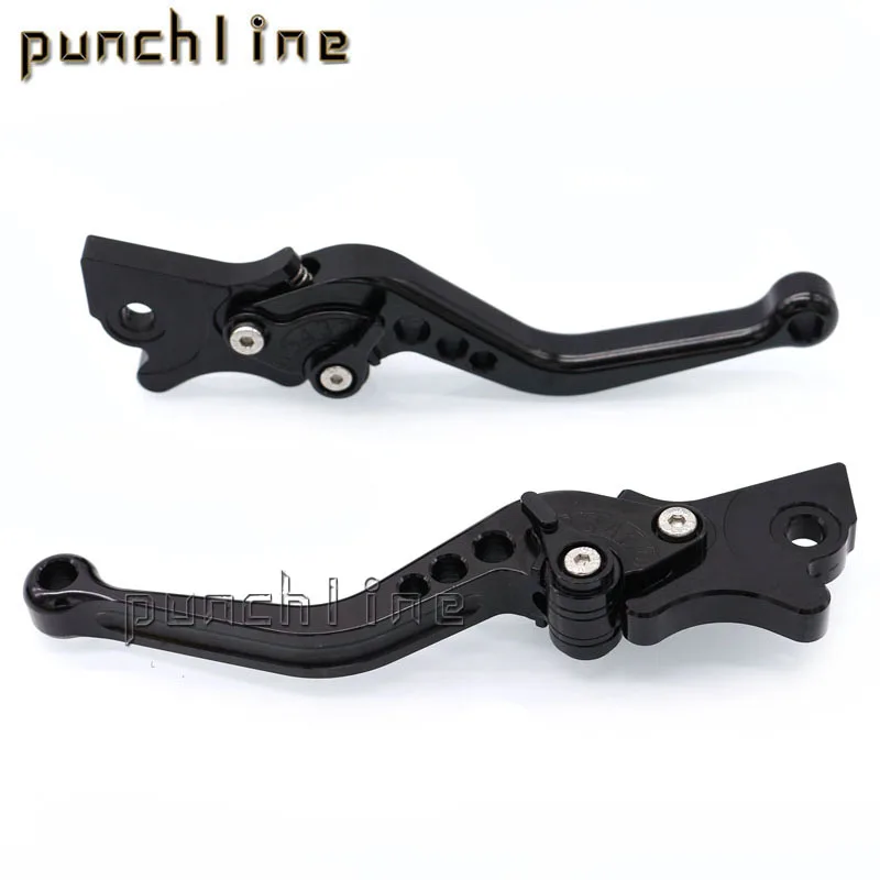 Черный Для GILERA Runner 200 Runner200 2003-2008 Runner 125 Runner125 1997-2002 аксессуары для мотоциклов Короткие тормозные рычаги сцепления - Цвет: Черный