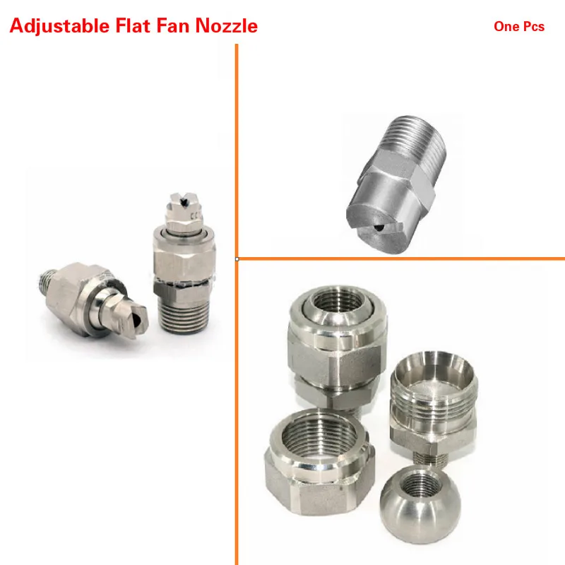 SUS 304 Регулируемый шаровой шарнир спиральный комплект сопла опционально 1/8 1/4 3/8 1/2