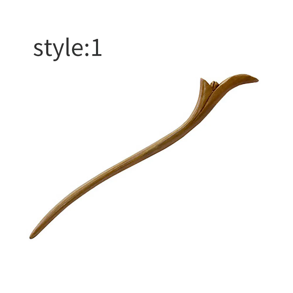 Style 01 Женские винтажные стильные заколки для волос ручной работы, классические деревянные аксессуары для волос для девушек, женские свадебные заколки для волос - Цвет: Style 01