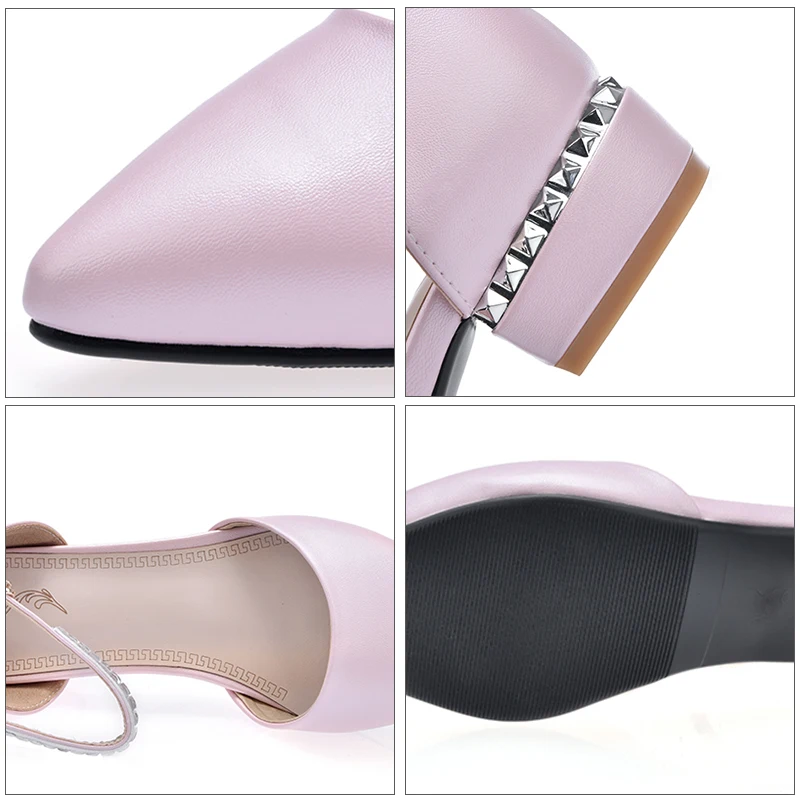 Сандалии JK из искусственной кожи с кристаллами женская обувь острым носком