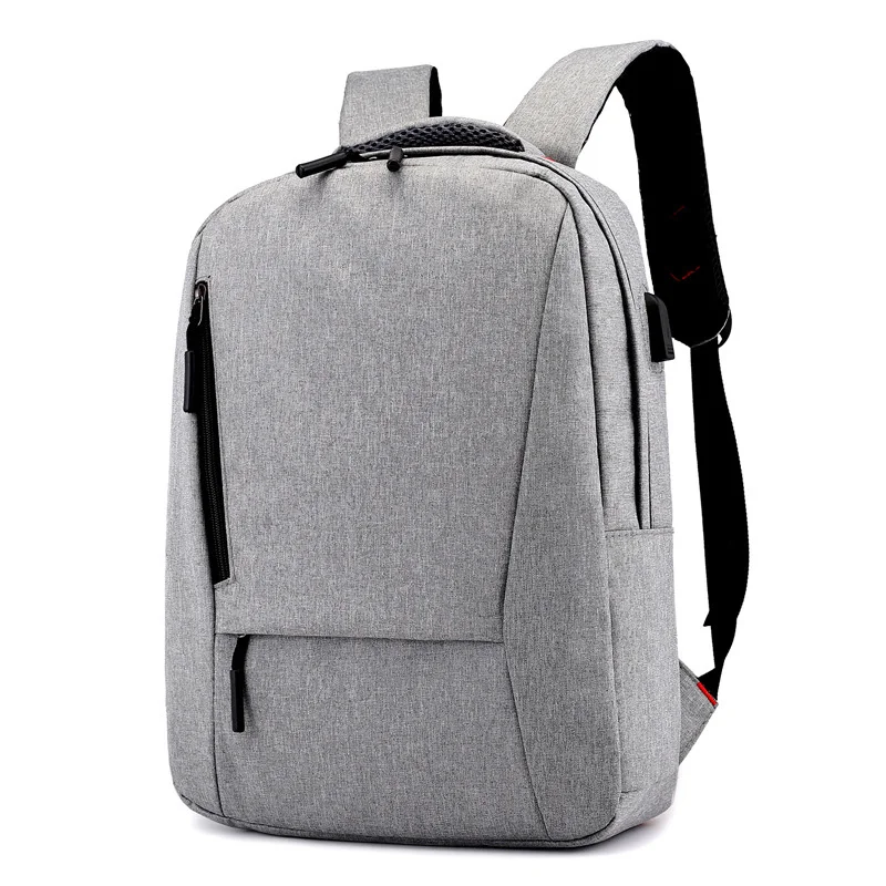 Light grey Модный мужской рюкзак для ноутбука MINOFIOUS, женские рюкзаки для компьютера, сумка для мужчин, большие мужские деловые дорожные сумки, школьный рюкзак - Цвет: Light grey