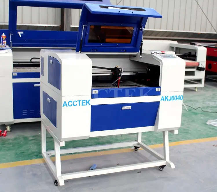 Китай AccTek 60 Вт 80 100 130 низкая стоимость пластиковый станок для лазерной резки с reci