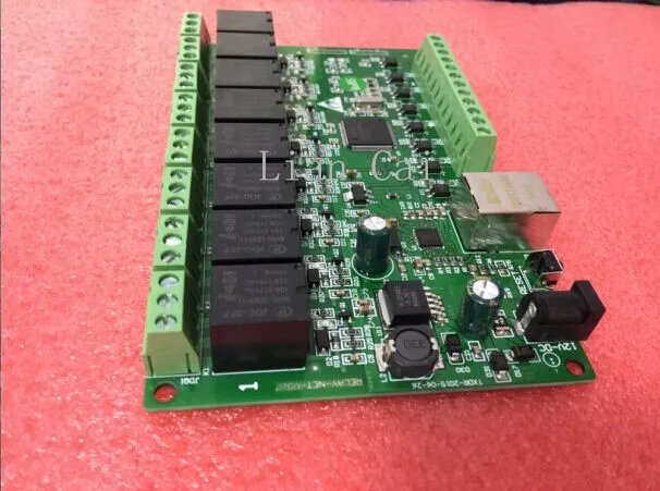 8 каналов РЕЛЕ сети IP веб-реле двойного Управление Ethernet RJ45 интерфейс