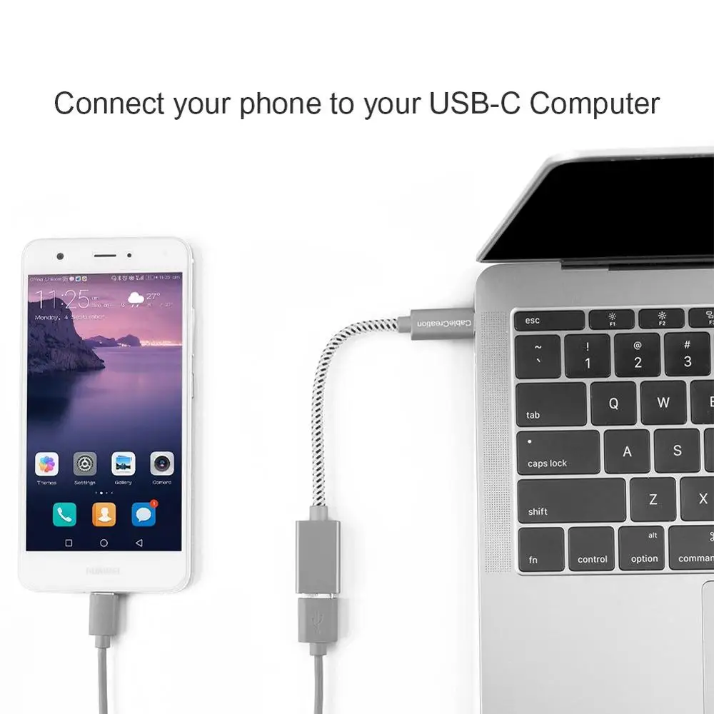 Кабель-адаптер CableCreation USB-C OTG USB C к 3 0 A для новых устройств Macbook и других Type |
