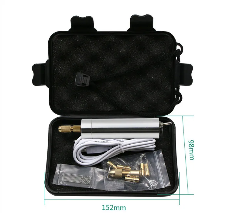 Микро электрическая ручная дрель роторная для резки набор сверления