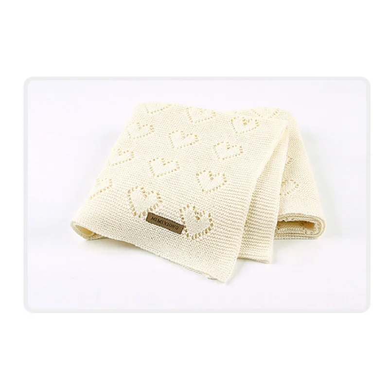82W515 Beige Детское одеяло из трикотажного хлопка; летние вещи для пеленки для новорожденных; одеяло для коляски; одежда; Cobertor Infantil; ежемесячное детское одеяло - Цвет: 82W515 Beige