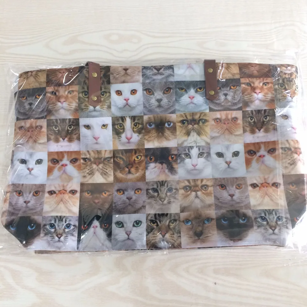 

FORUDESIGNS Cute Animal Shih Tzu Prints Women Messenger Bags Famous Designer Tote Cross Body Bag for Ladies Big Top-handle Bags