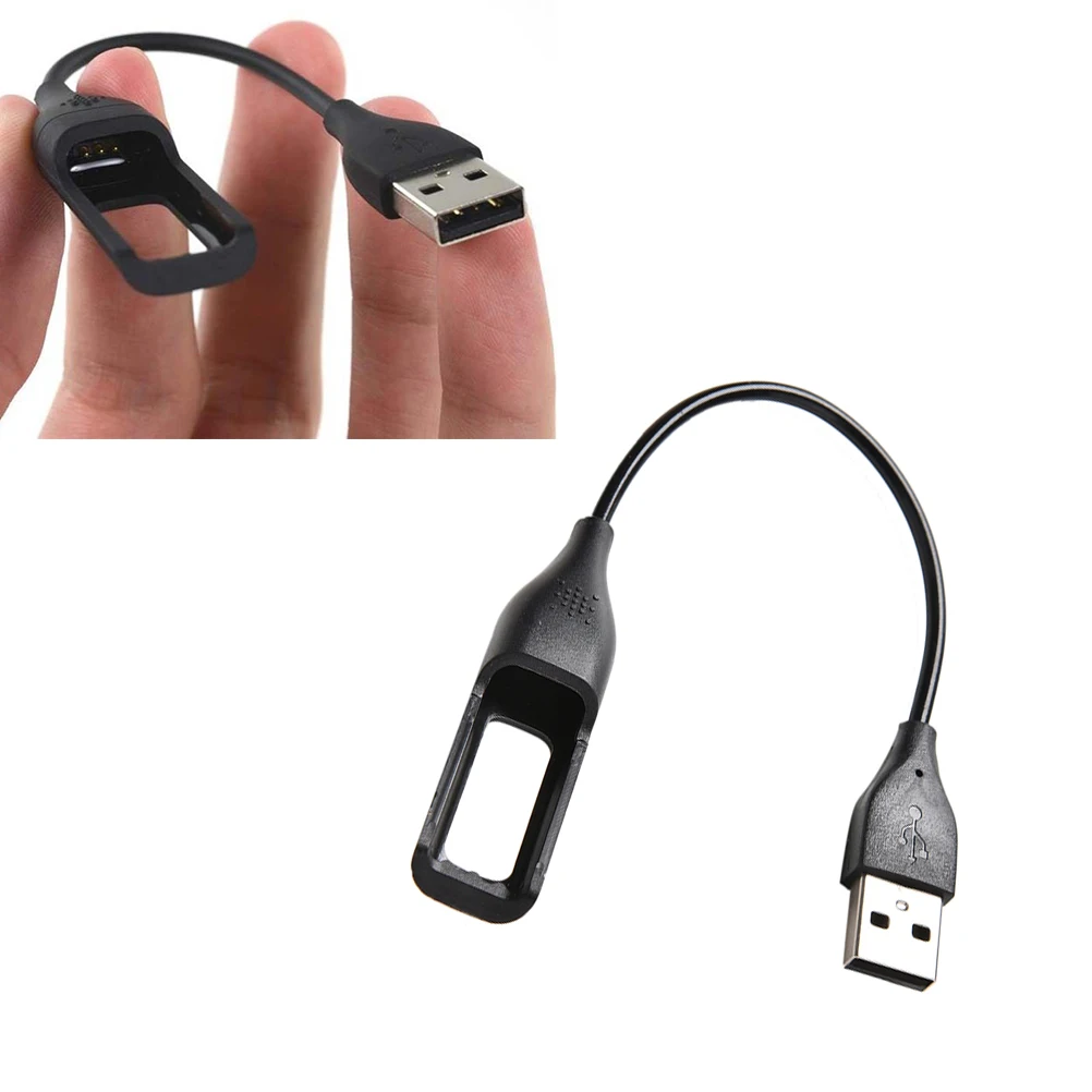 1 шт. Сменное Зарядное устройство USB зарядный кабель для Fitbit Гибкая повязка на