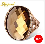 Ajojewel бренд#7-12 трендовые ювелирные изделия унисекс розовое золото цвет большой овальной формы морские кольца ракушки для мужчин и женщин